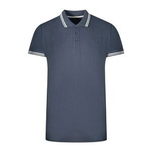 Cavalli Class Unisex Adult Double Tipped Collar Polo Shirt / Navy/White